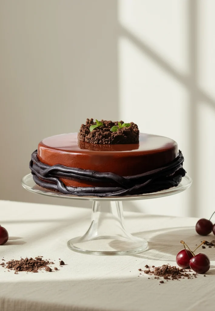 Tort śmietankowo – kakaowy