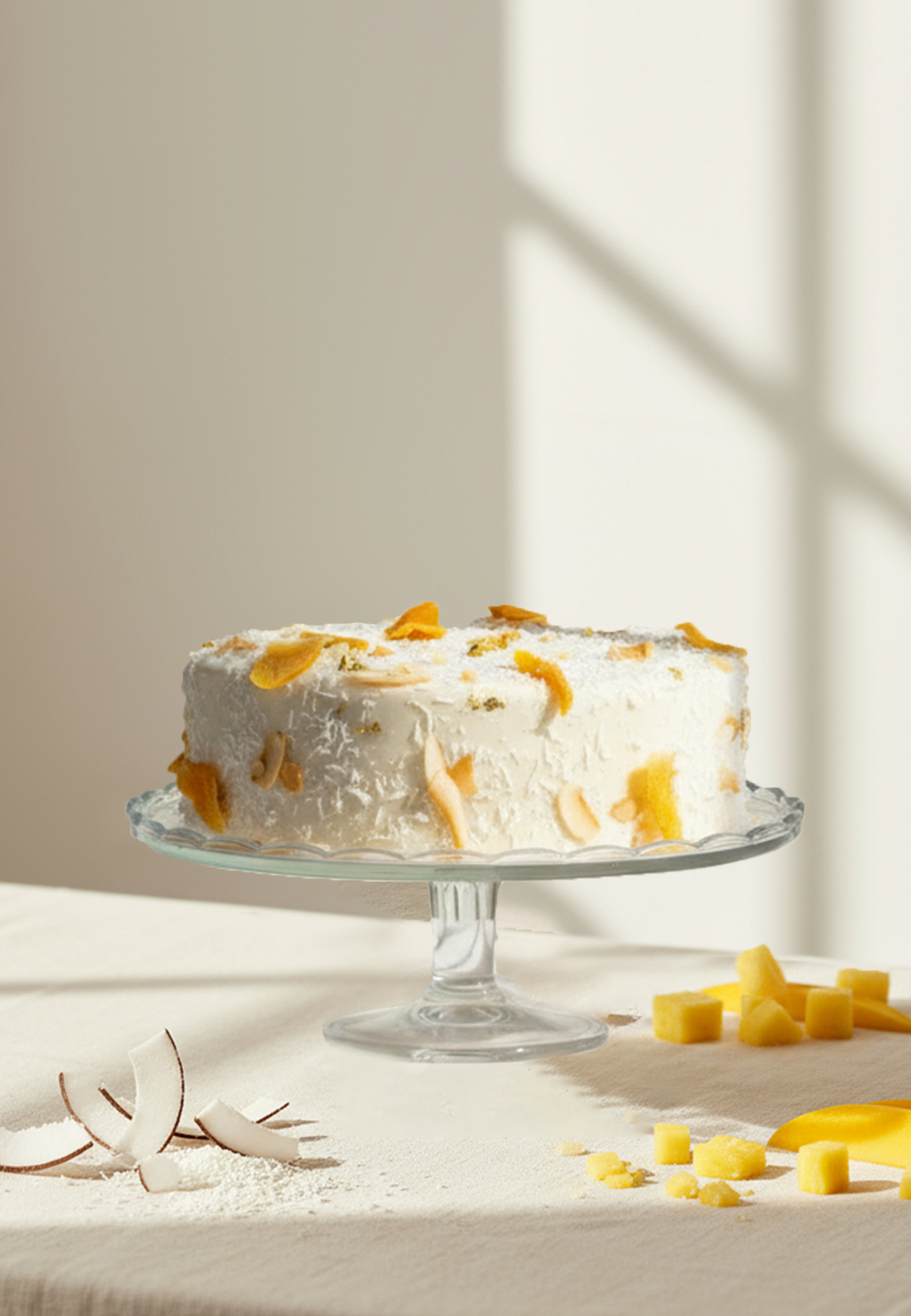 Tort Piña Colada z mango, marakują i limonką Belvedere Cafe, Warszawa tort do zamówienia online z dostawą na terenie Warszawy