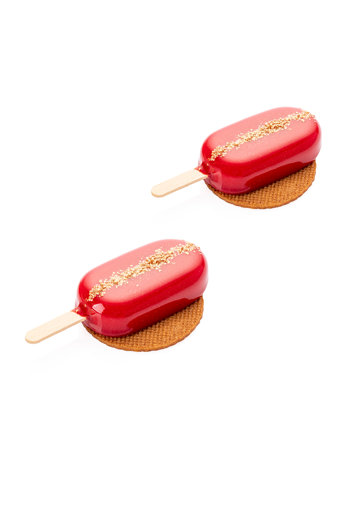 Deser na patyku w kolorze czerwonym, candy bar na przyjęcie biznesowe, candy bar na wesele. Zamów w Warszawie z dostawą w miejce przyjęcia.