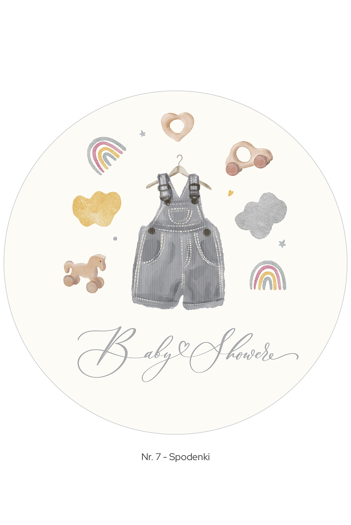 Tort Baby Shower Belvedere Cafe – personalizowany tort dla chłopca lub dziewczynki z nadrukiem