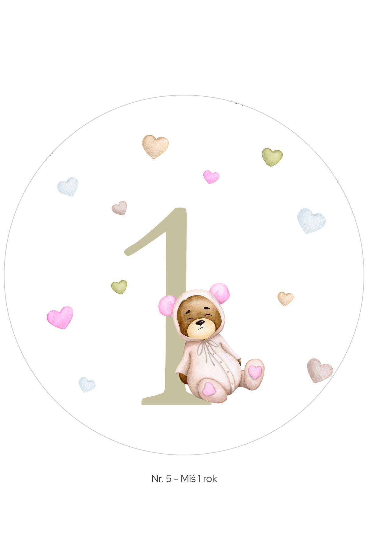 Tort urodzinowy Baby Belvedere Cafe – personalizowany tort dla dzieci 1–3 lat z nadrukiem