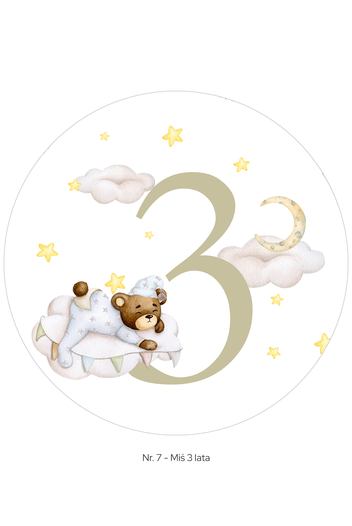 Tort urodzinowy Baby Belvedere Cafe – personalizowany tort dla dzieci 1–3 lat z nadrukiem
