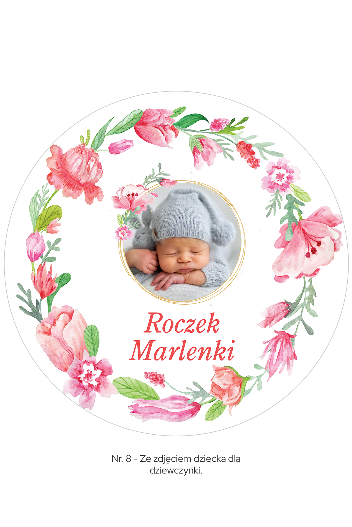 Tort urodzinowy Baby Belvedere Cafe – personalizowany tort dla dzieci 1–3 lat z nadrukiem