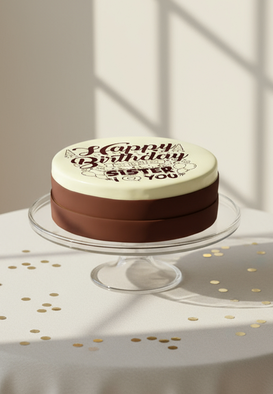 Tort dla rodziny Belvedere Cafe – personalizowany tort z nadrukiem i dedykacją dla bliskich