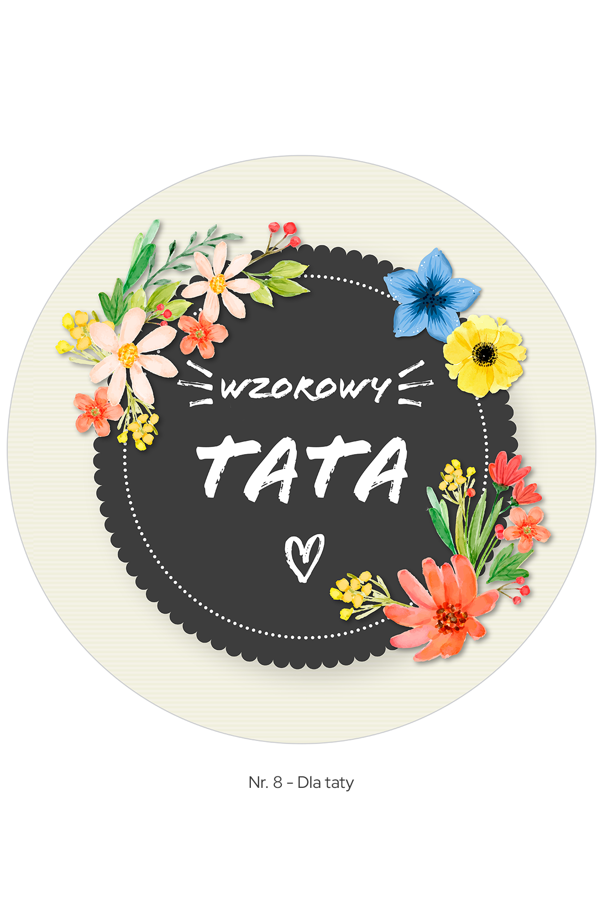 Tort dla taty Belvedere Cafe – personalizowany tort z nadrukiem i dedykacją dla bliskich