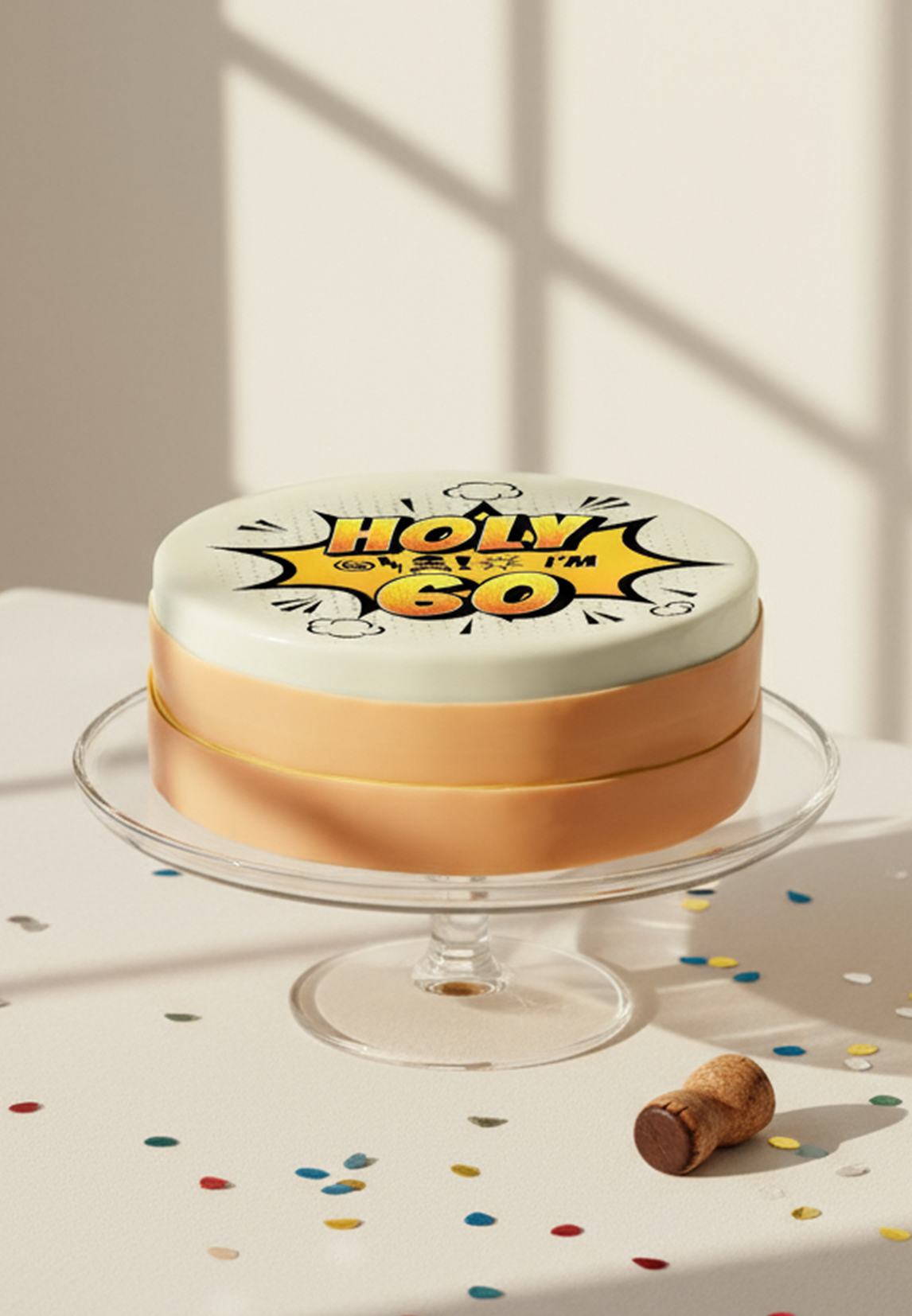 Tort zabawny motyw Różne wzory - Truskawka-Bergamotka - 6 porcji - 2 - Awesome 45
